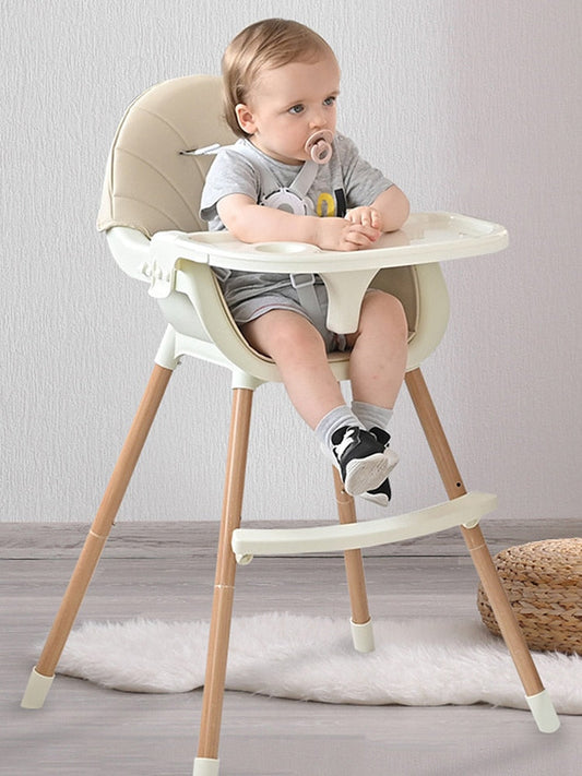 Chaise haute bébé évolutive 2 en 1 -  Bileqo