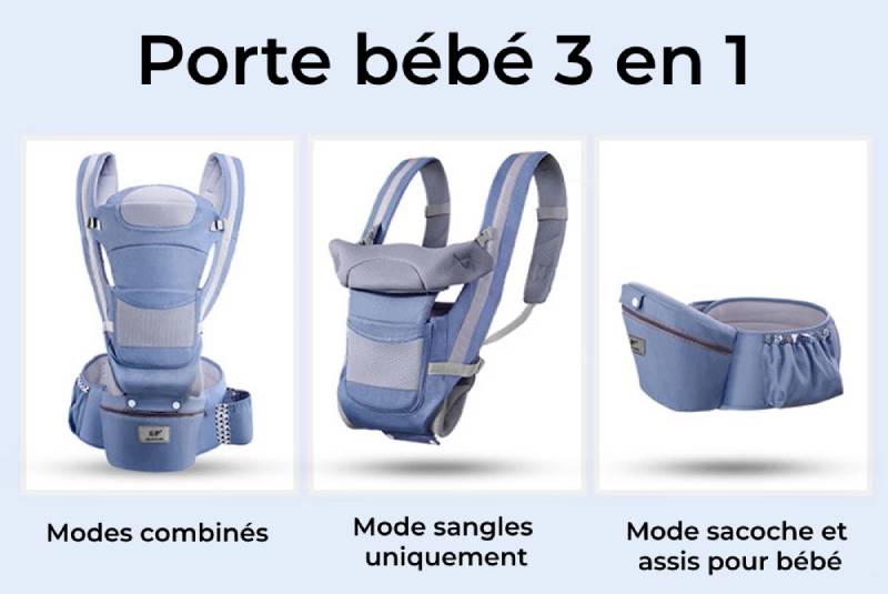 Porte-Bébé 3 en 1 | Bileqo